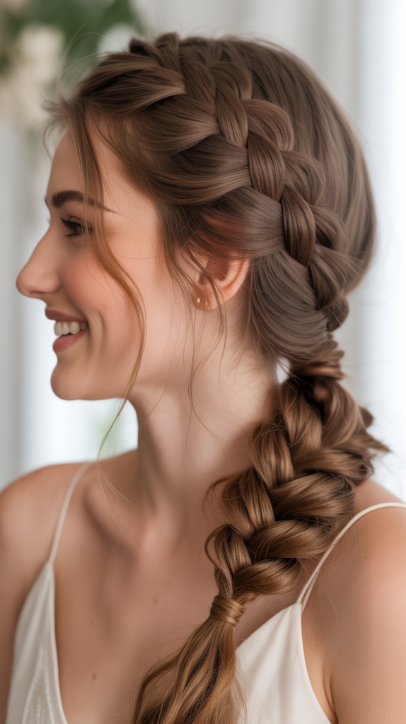 Rope Braid Ponytail