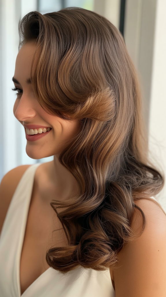 Voluminous Side Swept