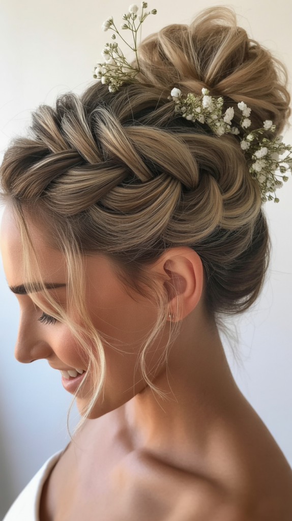 Pull-Through Braid Updo