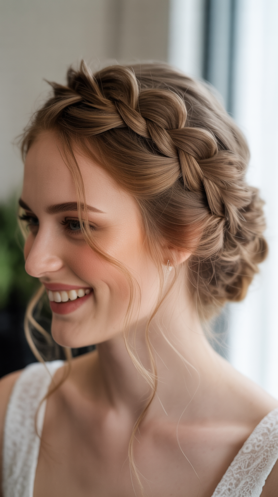 Milkmaid Braid Updo