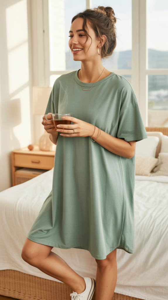 Cotton T-Shirt Dress