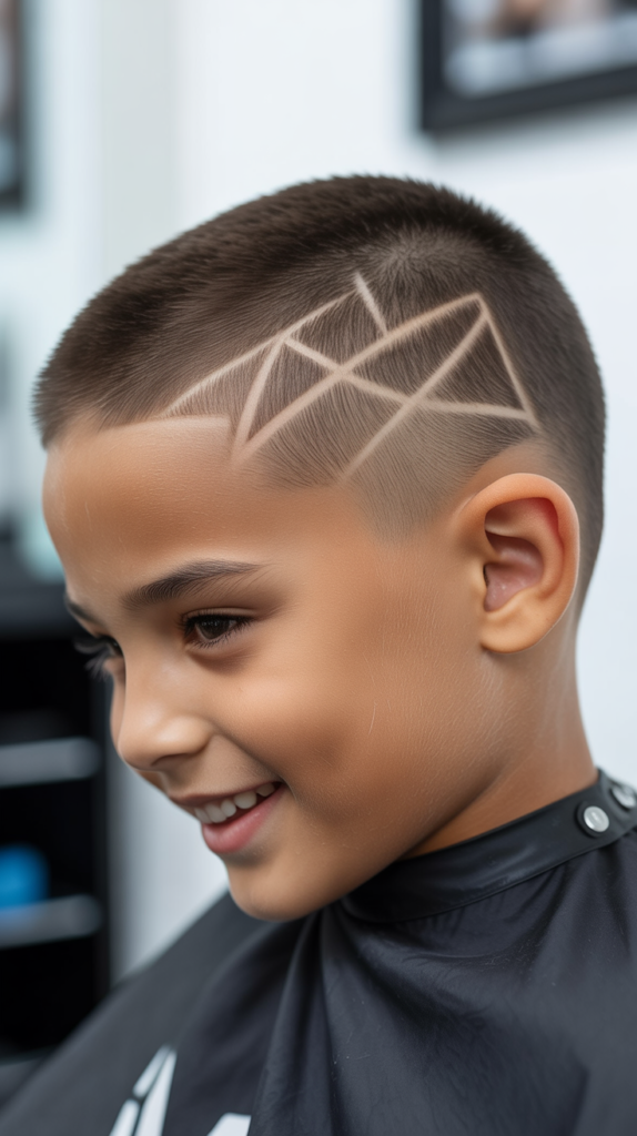 Buzz Cut with Design