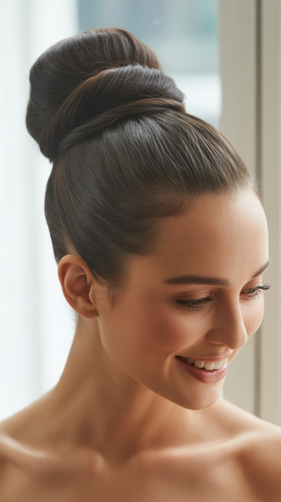 High Sleek Bun