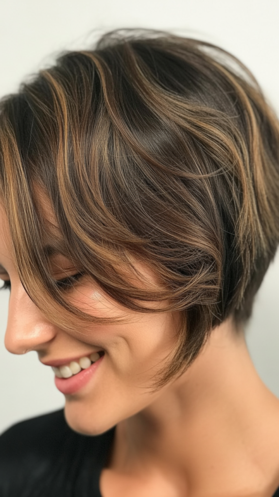 Balayage-Style Lowlights