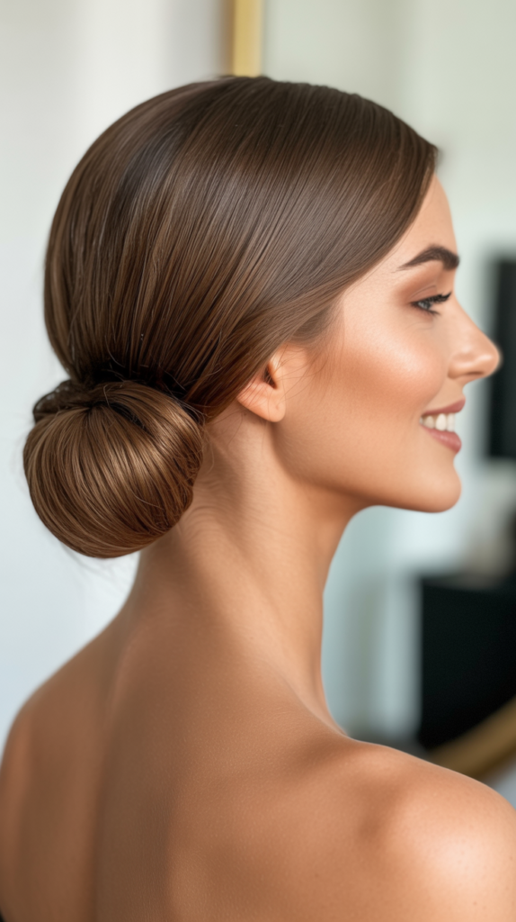 Low Sleek Bun