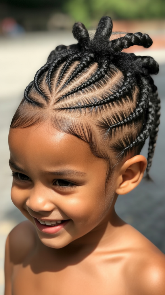 Cornrow Mohawk Style