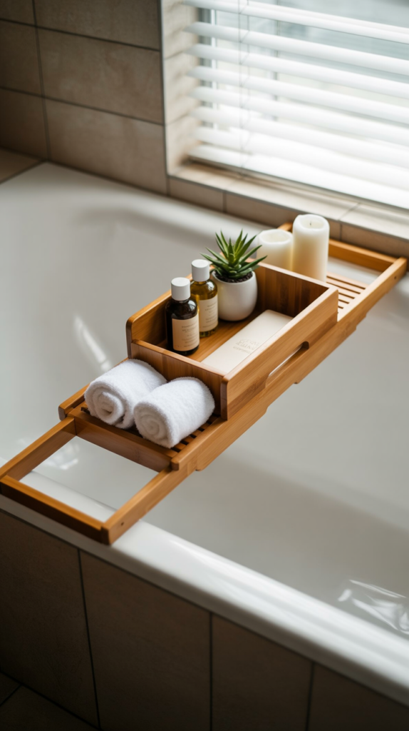 Wooden Bath Caddies