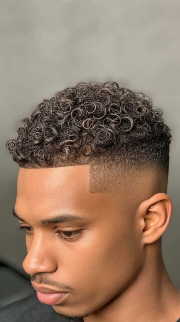 Curly Buzz Cut