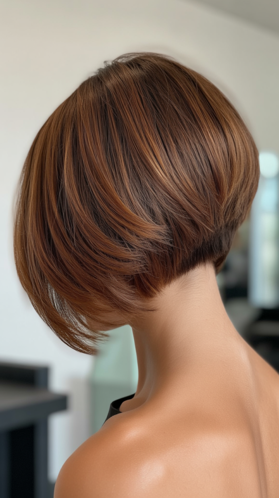 Classic Stacked Inverted Bob with Dramatic Graduation