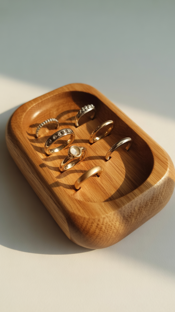 Wooden Ring Holders