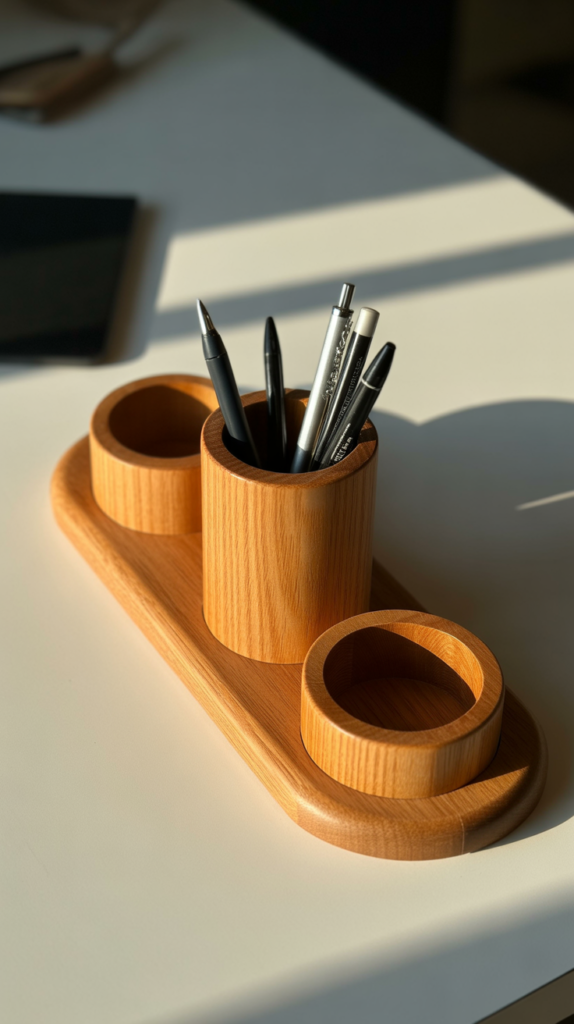 Wooden Pen Holders