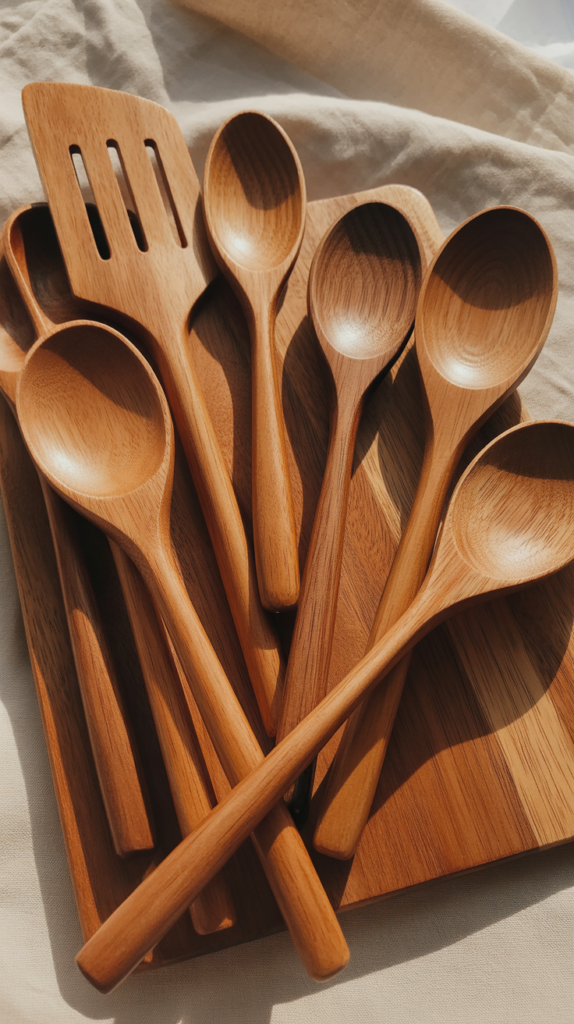 Wooden Spoons and Spatulas