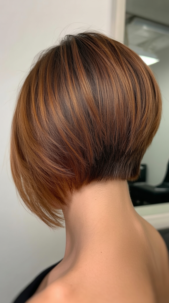 Stacked Bob with Razored Edges