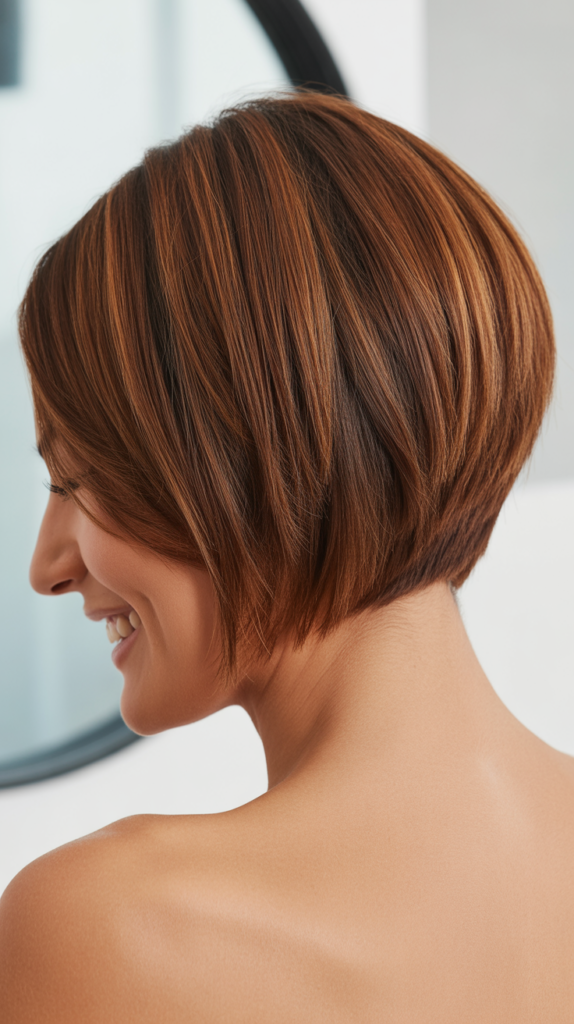 Stacked Bob with Graduated A-Line