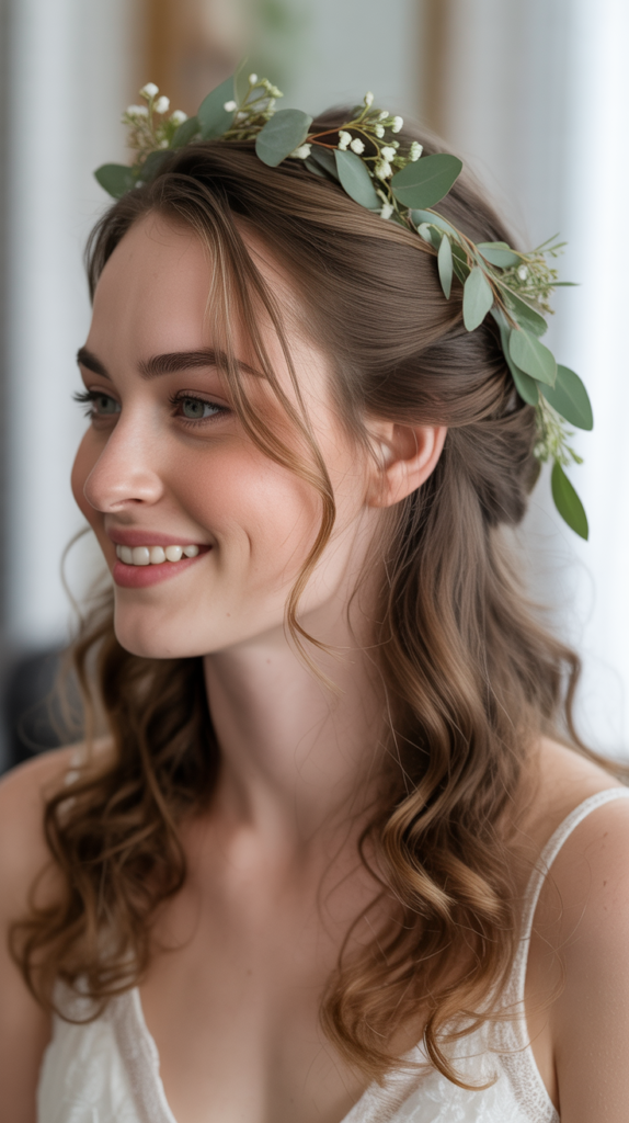  Sleek Low Twist Half-Up