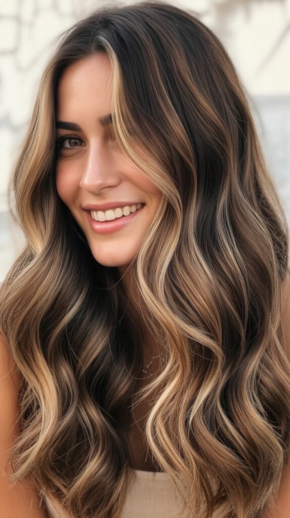  Coffee Bean Brown with Salted Caramel Money Piece