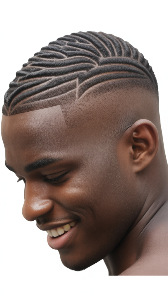 Low Taper Fade with 360 Waves