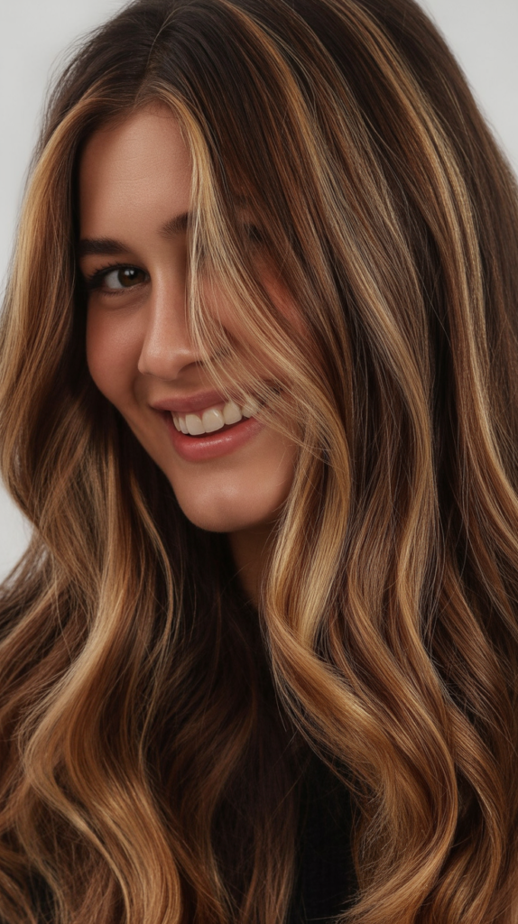 Bronde Balayage with Dark Chocolate Base