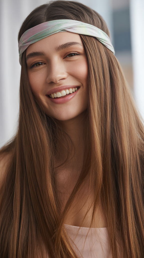 Straight Hair with Headband