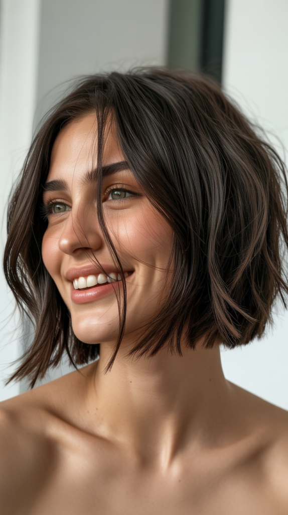 Choppy Bob with Disconnected Layers