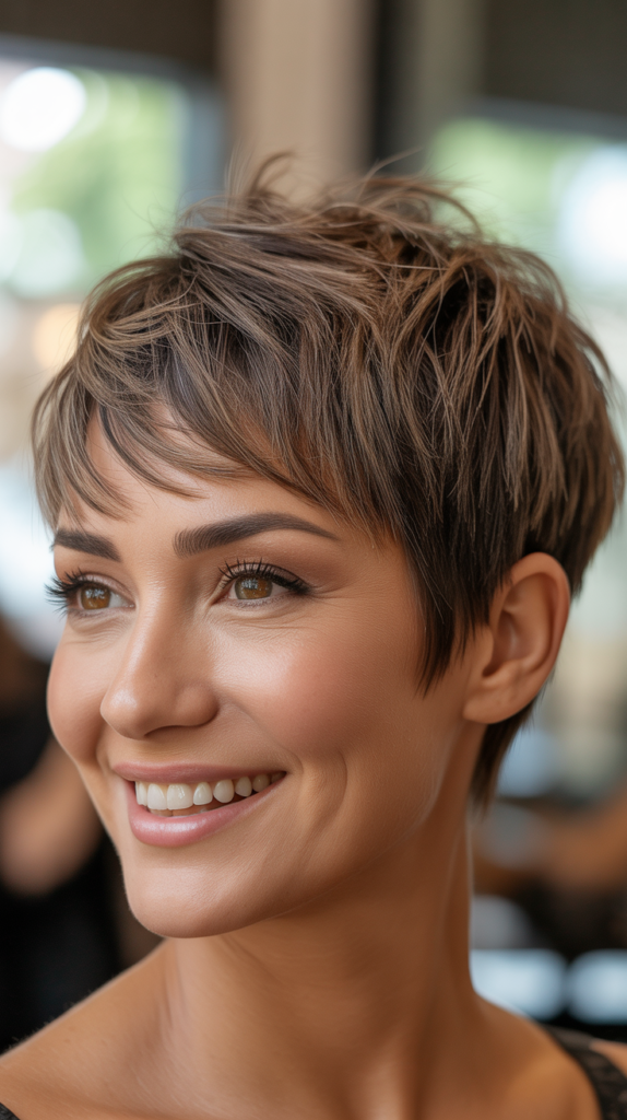 Modern Shaggy Pixie Cuts for Women