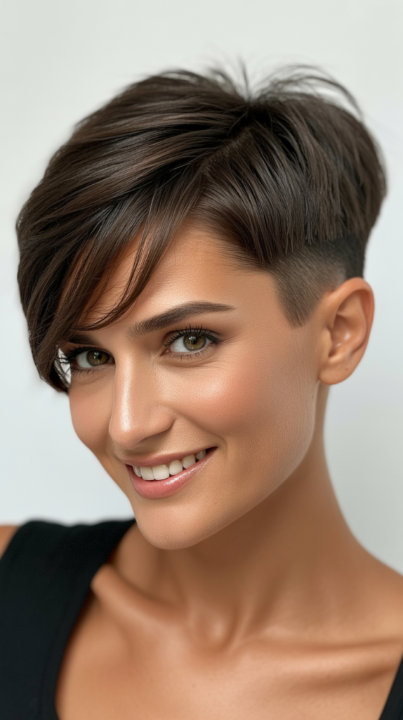 Side-Swept Pixie with Undercut