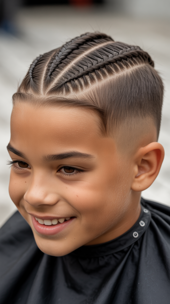 Braided Top with Fade