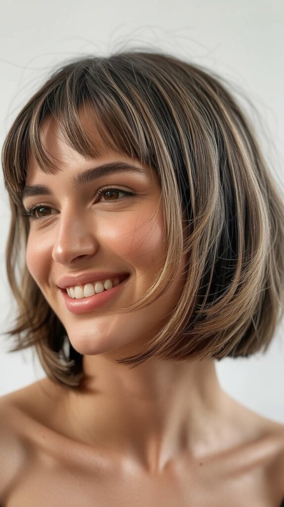 Choppy Bob with Micro Bangs