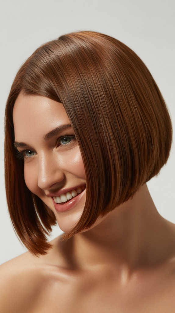 Angled Bob (A-Line Bob)