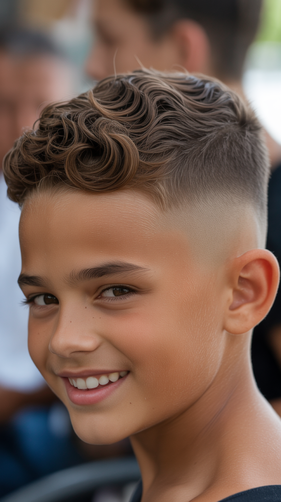 Temple Fade with Waves