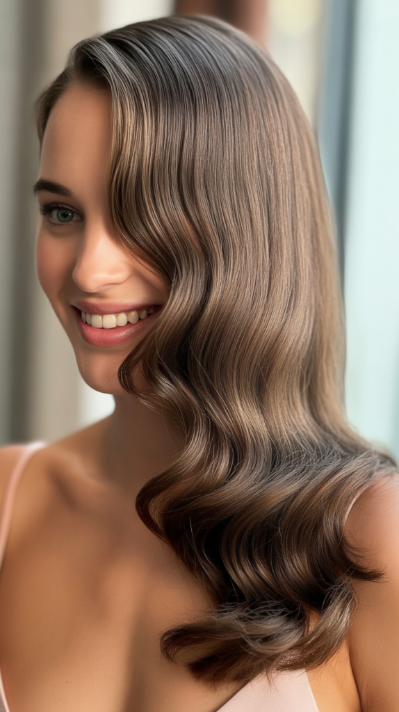 Side-Swept Glamour Waves