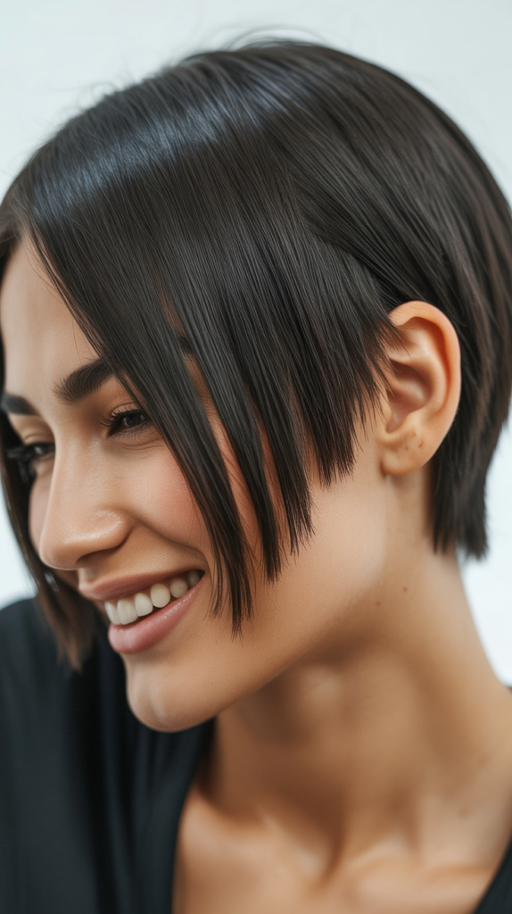 The Straight Pixie Cut