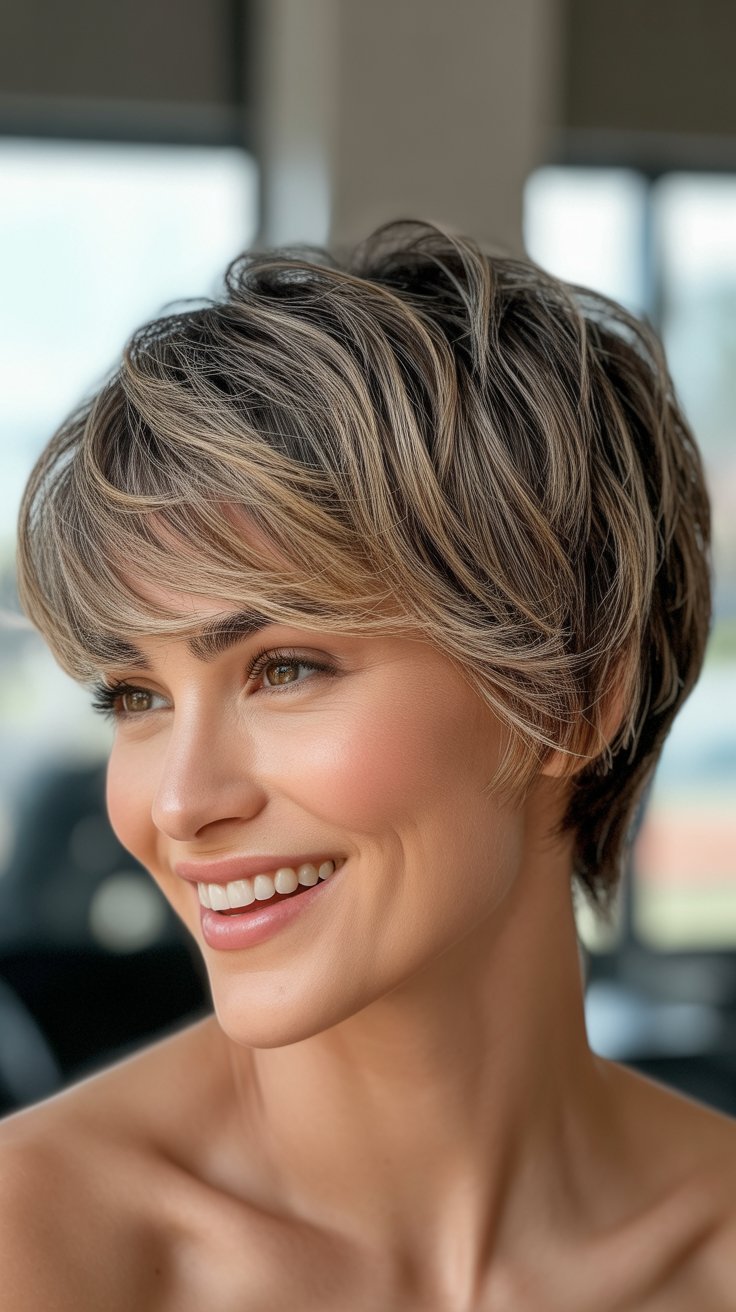 Stylish Short Textured Layered Hairstyles