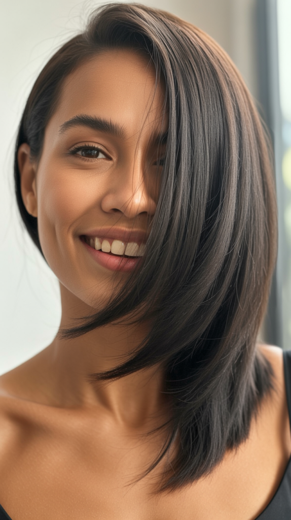 Asymmetrical Straight Cut