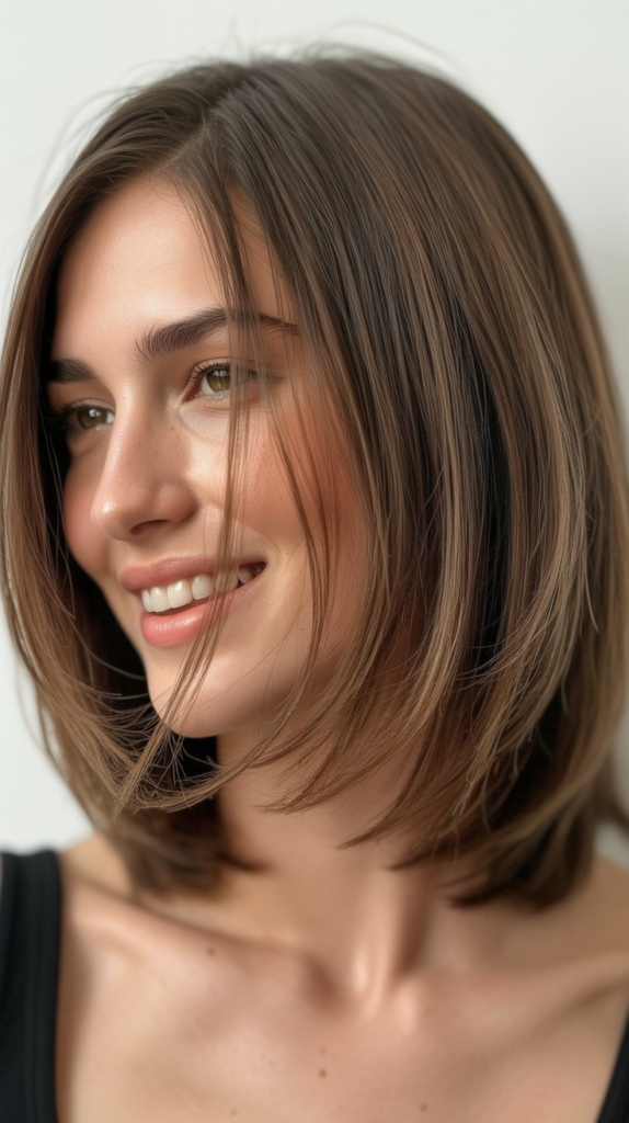 Bob with Feathered Layers