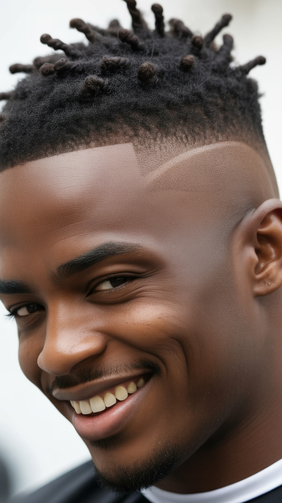 Low Taper Fade with Dreads