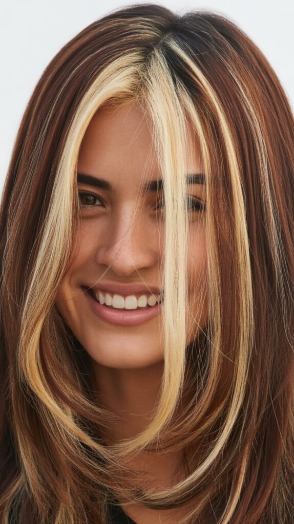 27 Trendy Blonde Hair Highlights on Dark Hair Trendy Blonde Hair Highlights on Dark Hair