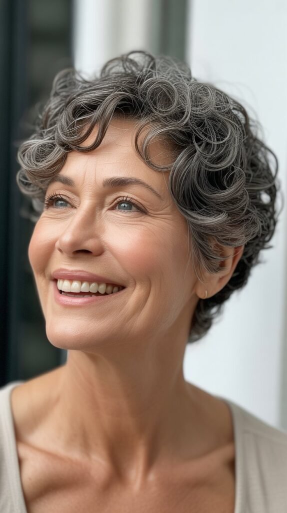 Short Curly Pixie for Natural Texture