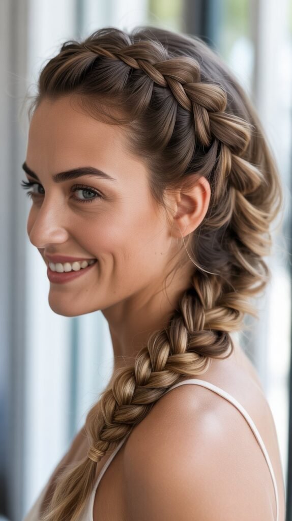 Side Pull-Through Braid