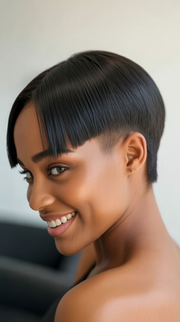 Blunt Cut with Undercut