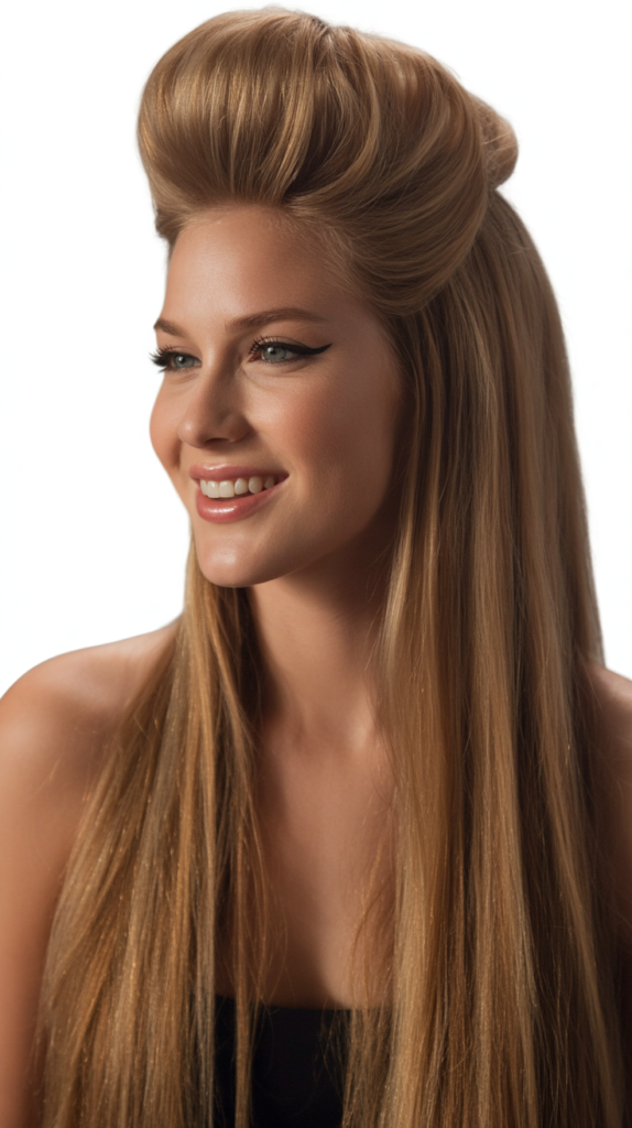 Half-Up Half-Down with Volume