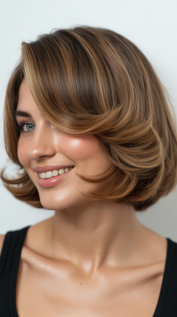 Voluminous Blow-Out Bob