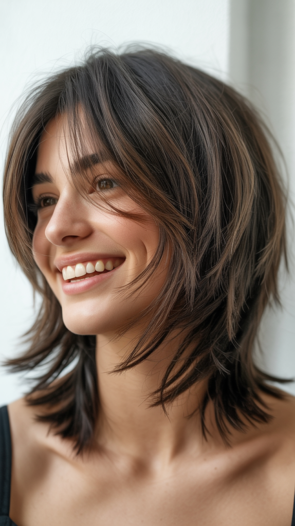  Choppy Bob with Wispy Ends