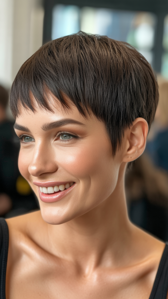 Choppy Straight Pixie