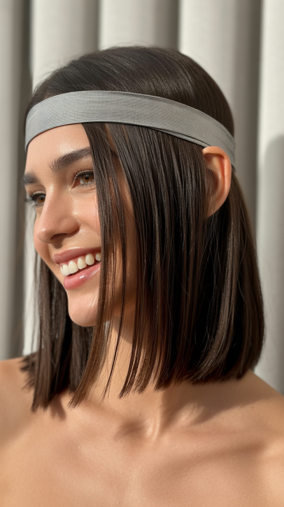 Straight Hair with Headband