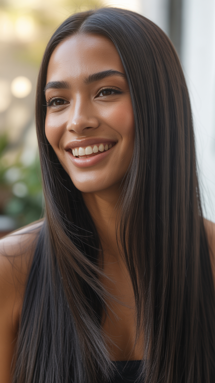 Beautiful Straight Hairstyles for Natural Hair