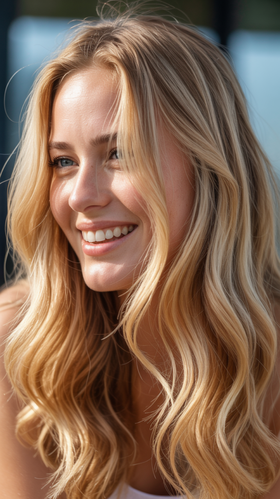 Sun-Kissed Blonde Highlights