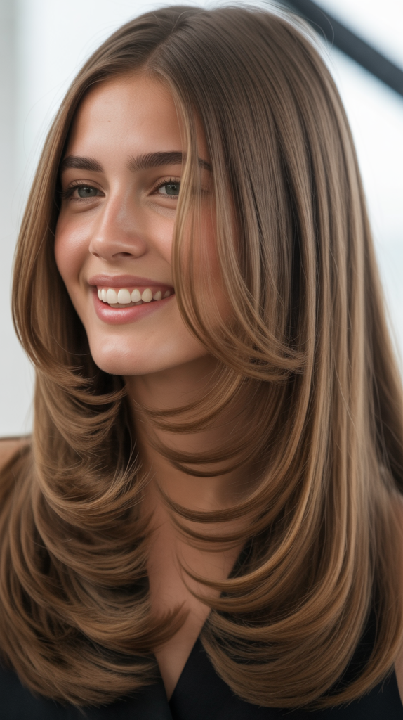 Long Layers with Face-Framing