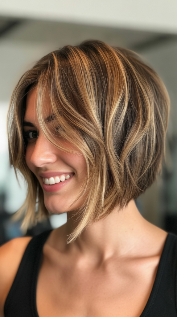 Choppy Bob with Custom Balayage