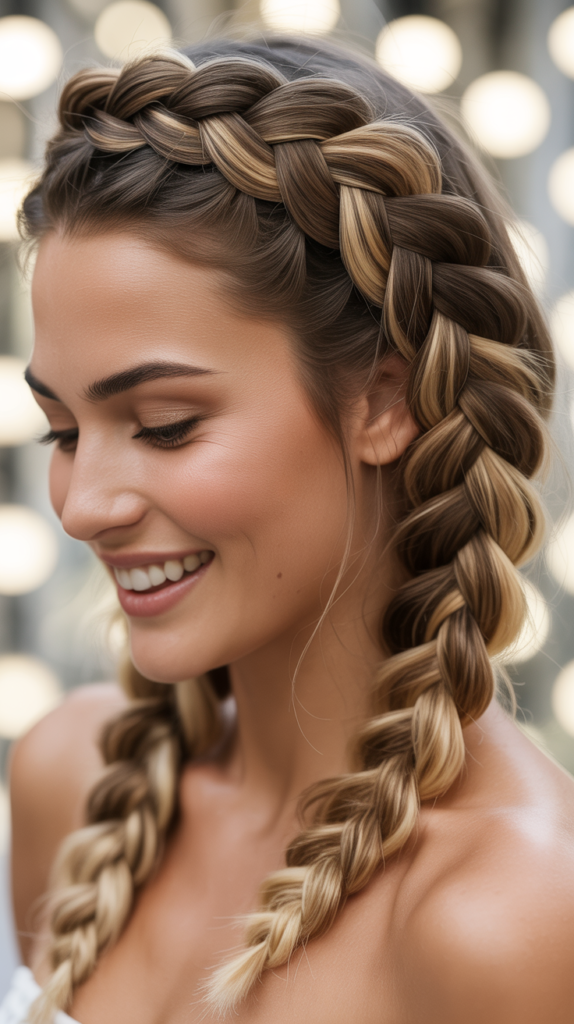 Side Milkmaid Braid
